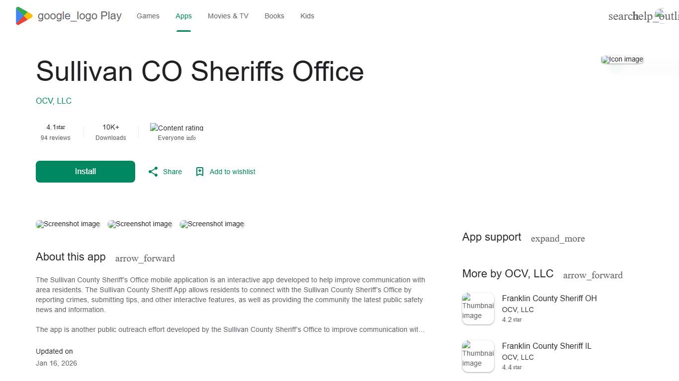 Sullivan CO Sheriffs Office - Apps on Google Play